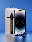 Película p/ iPhone Premium de Vidro Temperado - Com Kit de Instalação