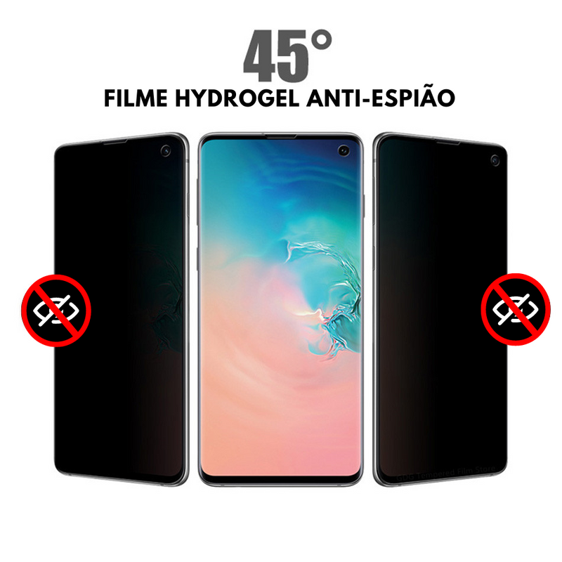 Película Protetora Hydrogel p/ Samsung com Tela de Privacidade (2 unidades)