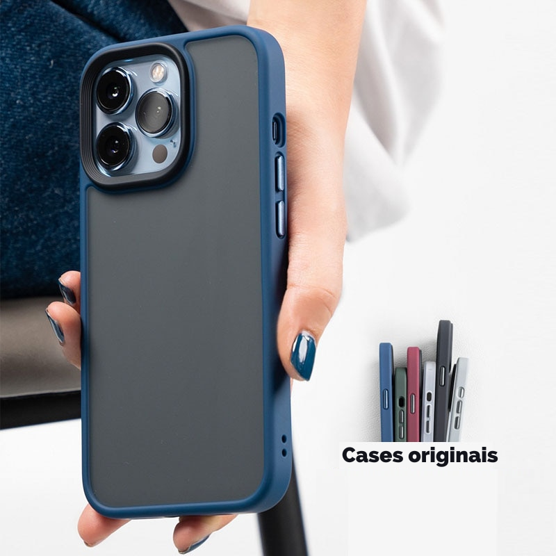 Case iPhone Shockproof Fosco Anti Impacto