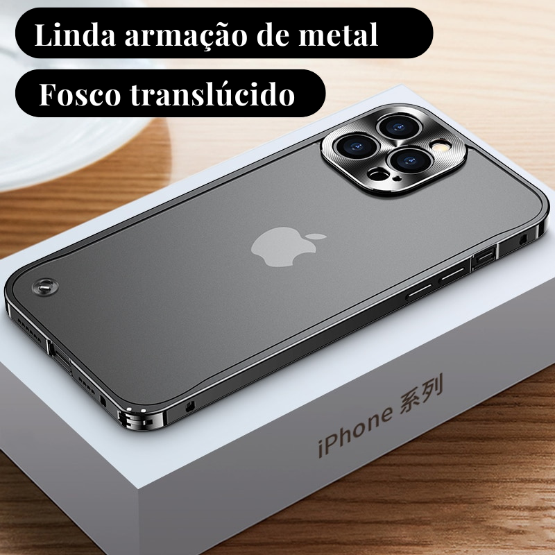 Case iPhone Metal Protect - Feita de Alumínio Aeronáutico