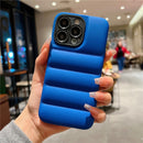 Case iPhone Luxo Puffer - Protetor de Câmera Preto